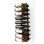 VintageView Rack 3 wandwijnrek 27 flessen Zwart Satin Black