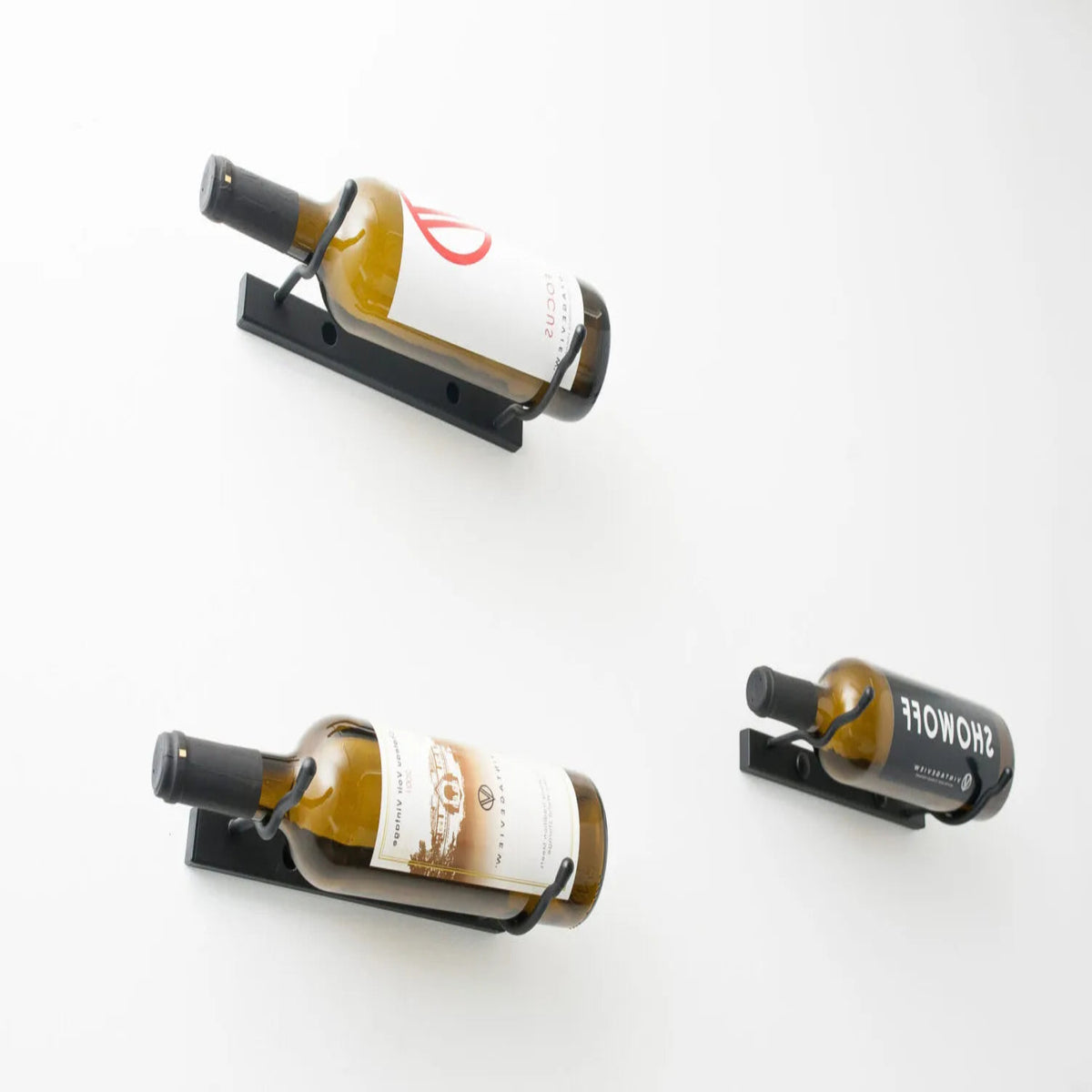 VintageView W Series Single – Wandwijnrek voor 1 fles
