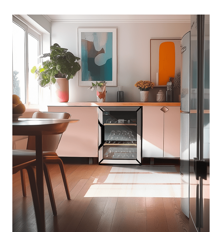 Goguette wijnkoelkast - 74 flessen - 1 zone -   |  De Wijnkoelers