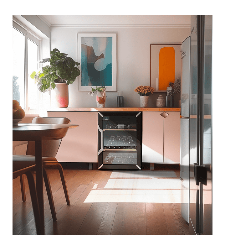 Goguette wijnkoelkast - 74 flessen - 1 zone -   |  De Wijnkoelers